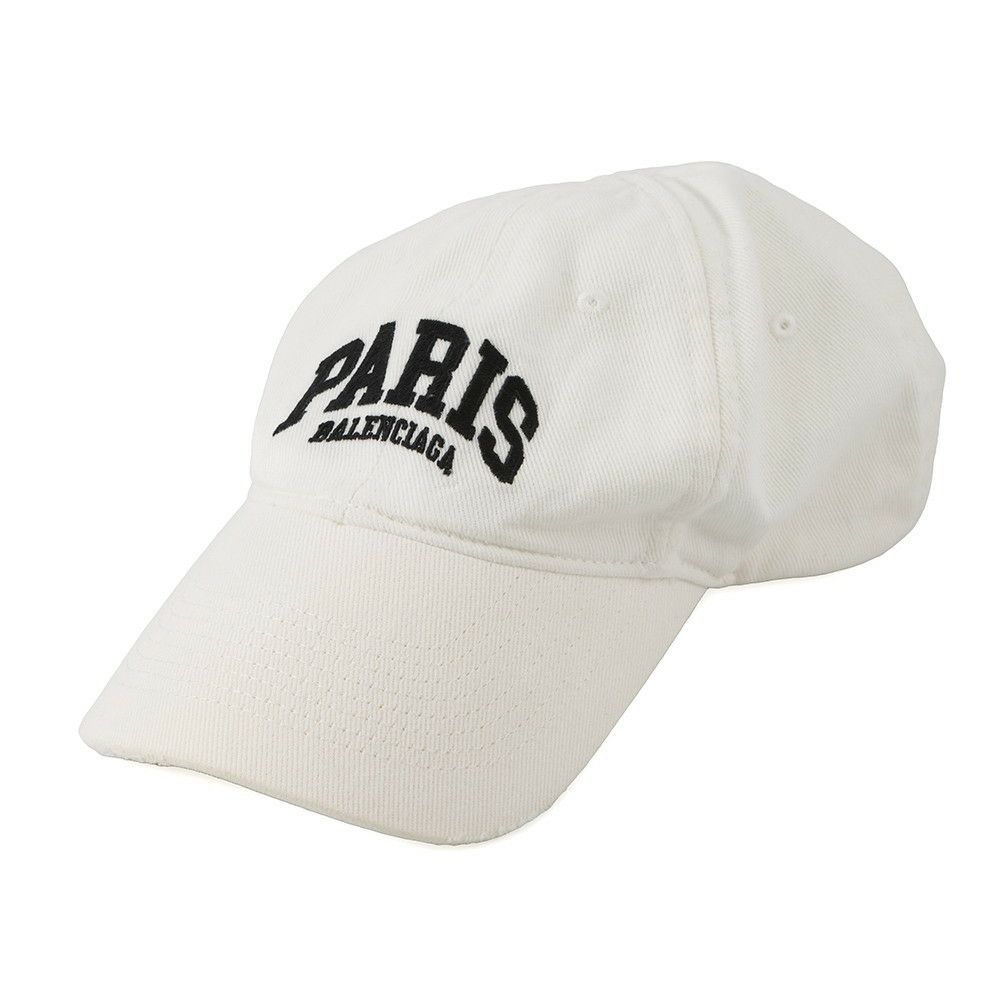 バレンシアガ キャップ コットン サイズL 680748 BALENCIAGA 帽子 白