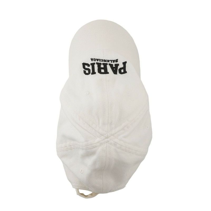 バレンシアガ キャップ コットン サイズL 680748 BALENCIAGA 帽子 白