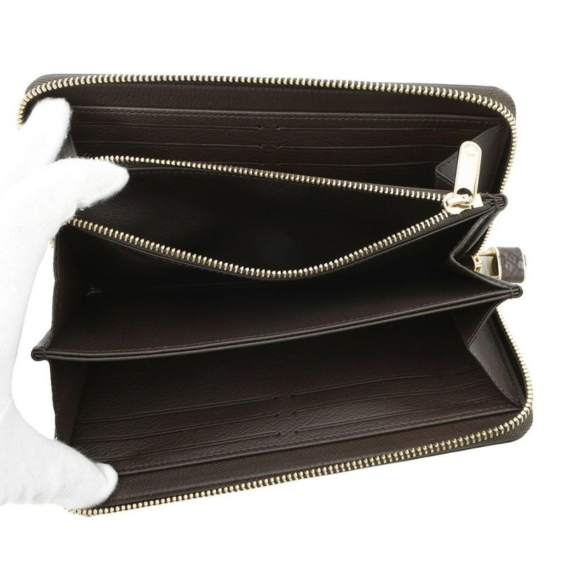 ルイヴィトン 長財布 モノグラム パイソン ジッピー・ウォレット N80148 ラウンドファスナー