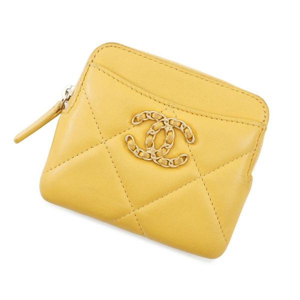 シャネル コインケース ココマーク シャネル19 ジップ コインパース ラムスキン AP2086 CHANEL 財布 小銭入れ