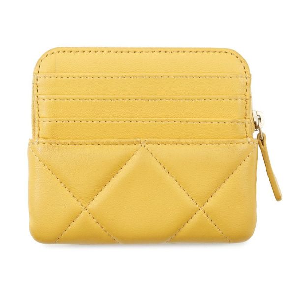 シャネル コインケース ココマーク シャネル19 ジップ コインパース ラムスキン AP2086 CHANEL 財布 小銭入れ