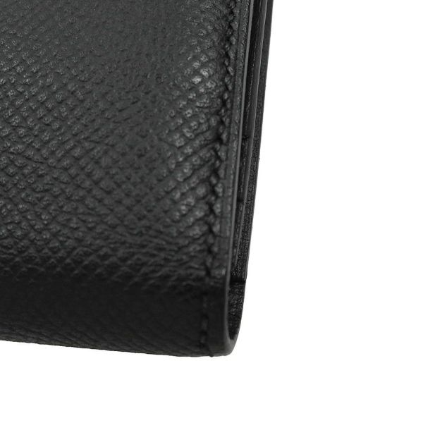 エルメス 長財布 ベアンスフレ マチ有り ブラック/ブラック金具 エプソン U刻印 HERMES 財布 モノクローム 黒