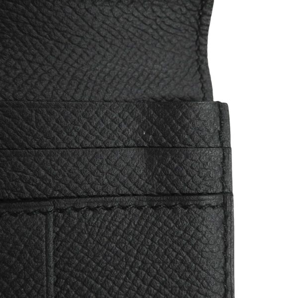 エルメス 長財布 ベアンスフレ マチ有り ブラック/ブラック金具 エプソン U刻印 HERMES 財布 モノクローム 黒