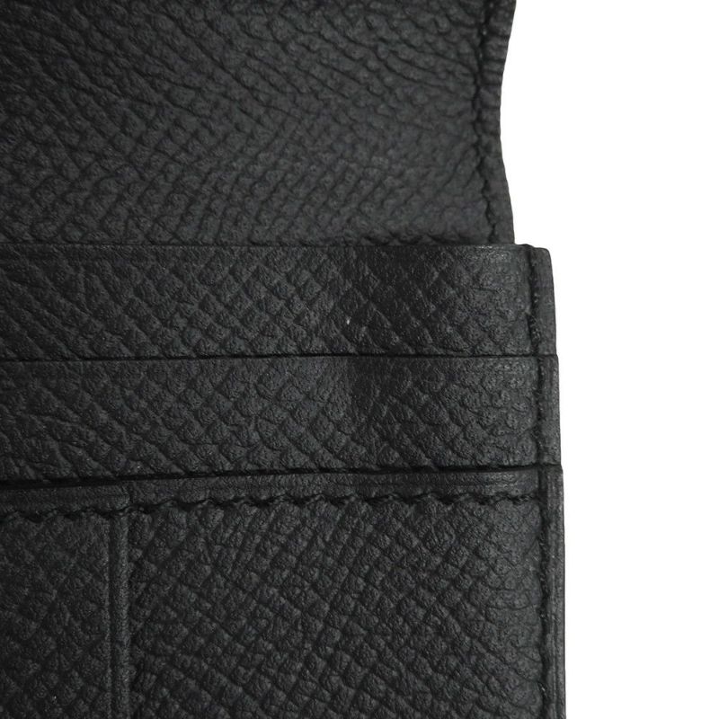 エルメス 長財布 ベアンスフレ マチ有り ブラック/ブラック金具 エプソン U刻印 HERMES 財布 モノクローム 黒
