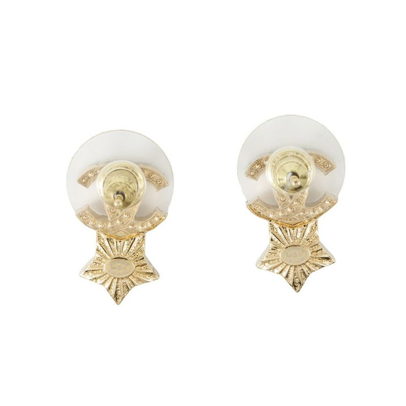 シャネル ピアス ココマーク スターモチーフ ラインストーン メタル B24C ABC823 CHANEL アクセサリー