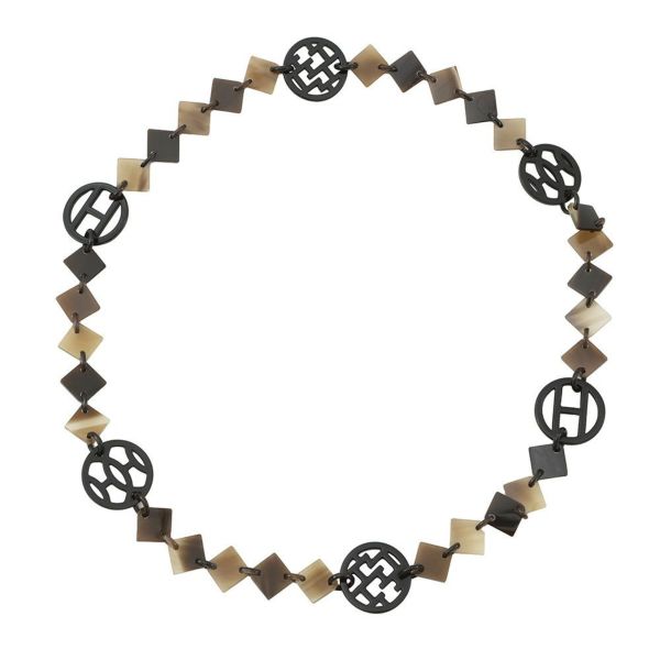 エルメス ネックレス アヴァ バッファローホーン 水牛 HERMES Hava アクセサリー ロングネックレス