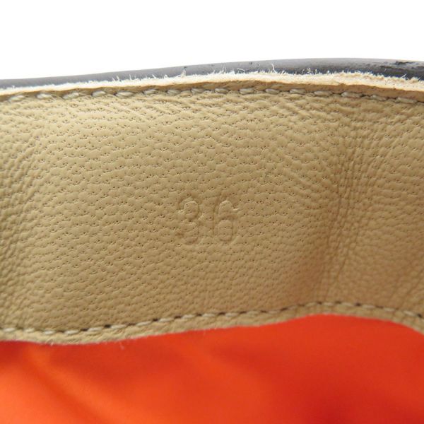 エルメス ブーツ フレッシュ ショートブーツ レディースサイズ36 HERMES 靴 黒