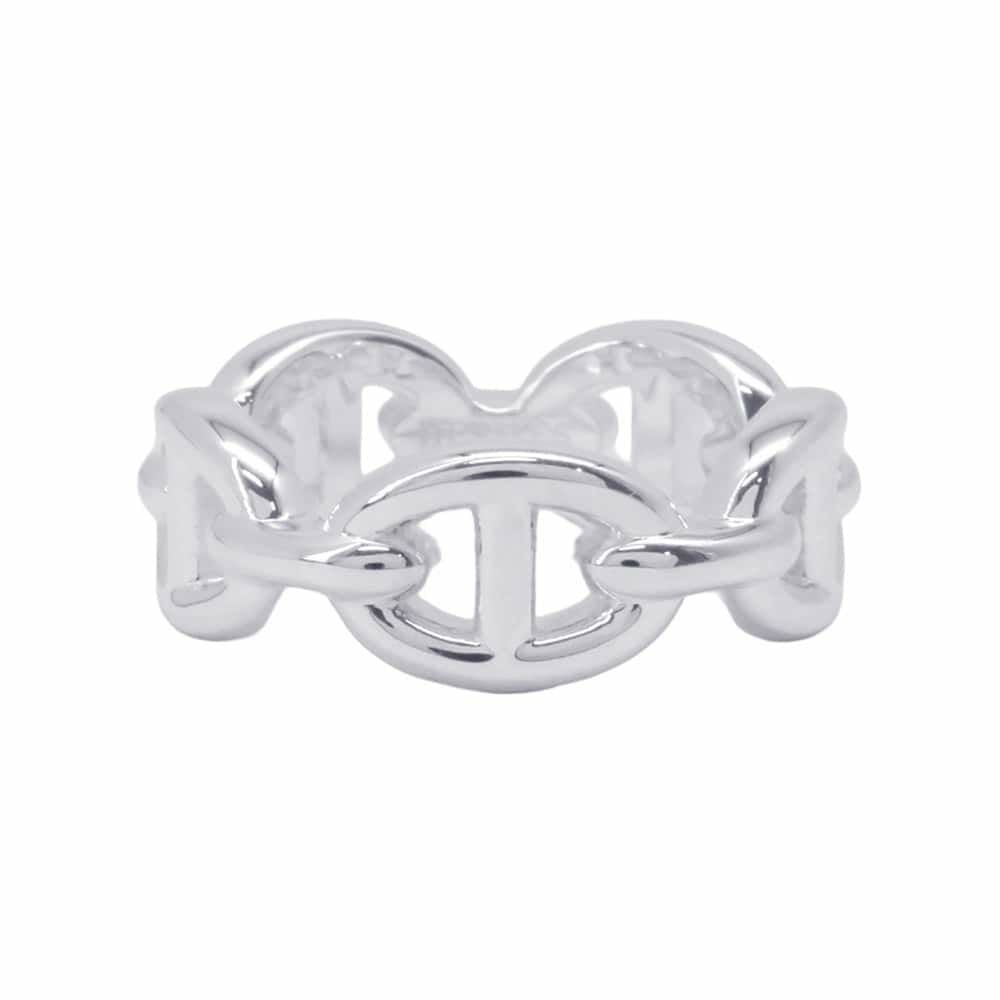 エルメス リング シェーヌダンクル アンシェネPM SV925シルバー リングサイズ51 HERMES ジュエリー