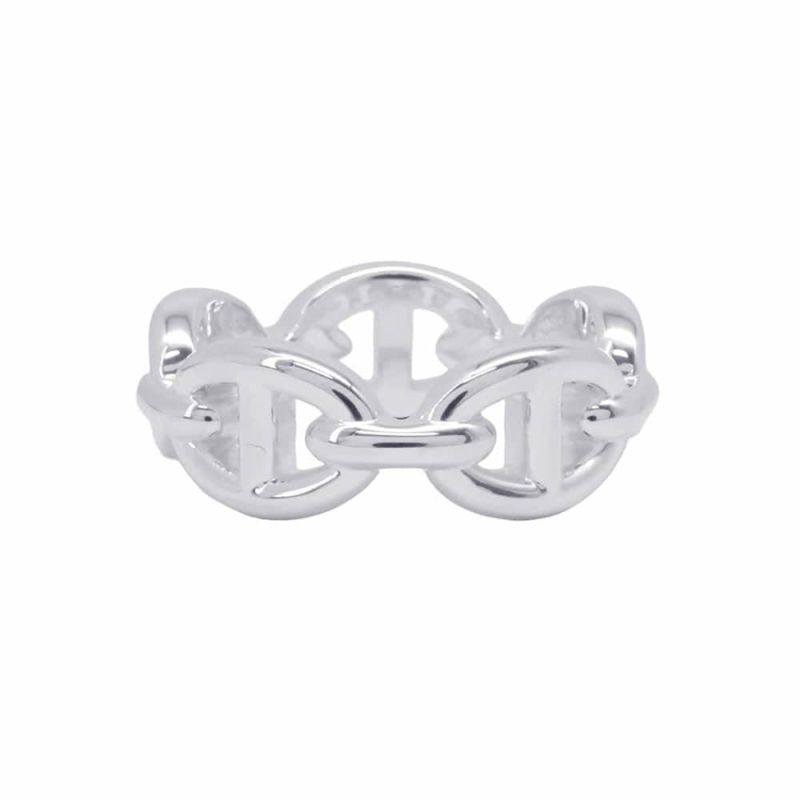 エルメス リング シェーヌダンクル アンシェネPM SV925シルバー リングサイズ51 HERMES ジュエリー