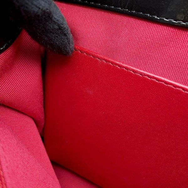 シャネル チェーンショルダーバッグ ホーボー マトラッセ ココマーク シャイニー カーフレザー AS3690 黒