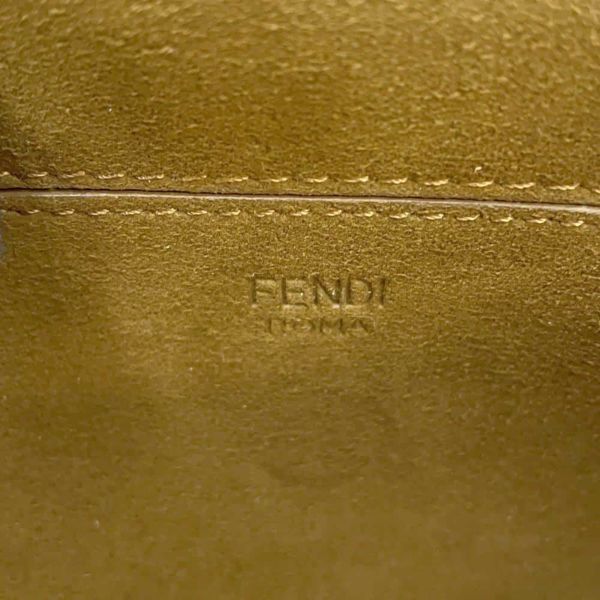 フェンディ チェーンショルダーバッグ ミディ バゲット ファブリックスエード 8BR793 FENDI バッグ