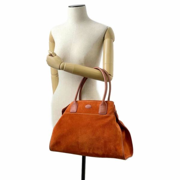 極美品 トッズ Girelli ジレリ レザートートバッグ ハンドバッグ