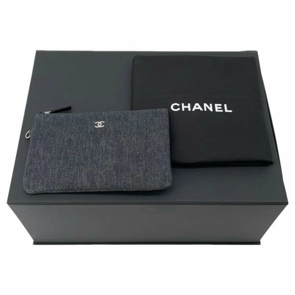 シャネル ハンドバッグ シャネル22 デニム AS3261 CHANEL チェーンショルダーバッグ ポーチ付き 黒