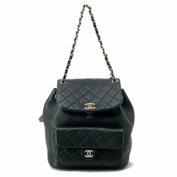 シャネル リュック マトラッセ ココマーク ラムスキン AS3618 CHANEL バッグ バックパック 黒 安心保証 |  中古・新品ブランド販売ギャラリーレア公式通販