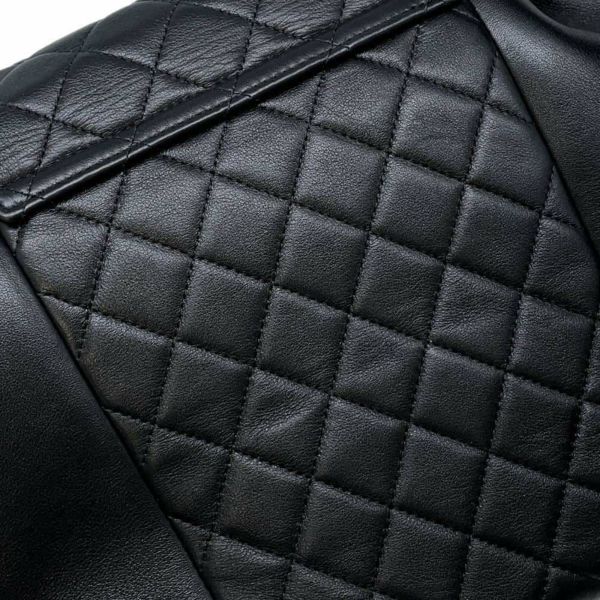 シャネル リュック マトラッセ ココマーク ラムスキン AS3618 CHANEL バッグ バックパック 黒