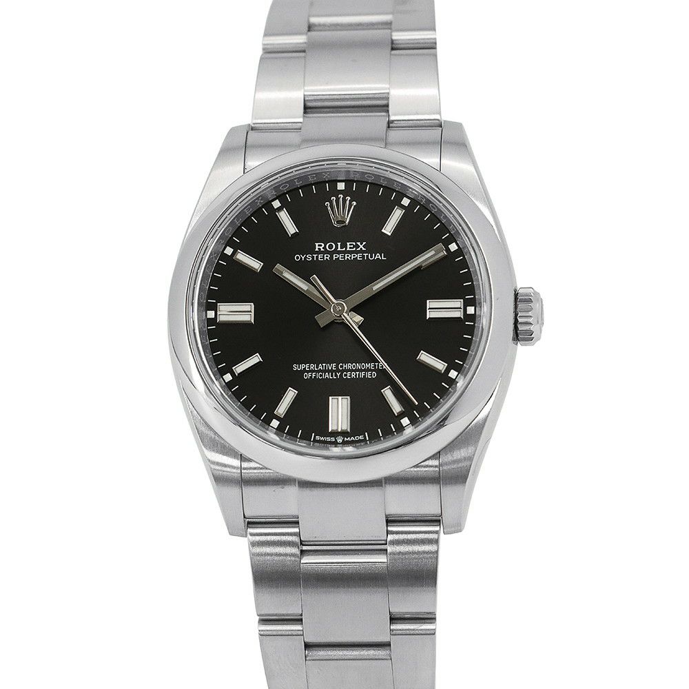 ロレックス オイスターパーペチュアル36 126000 ROLEX 腕時計 ブライトブラック文字盤