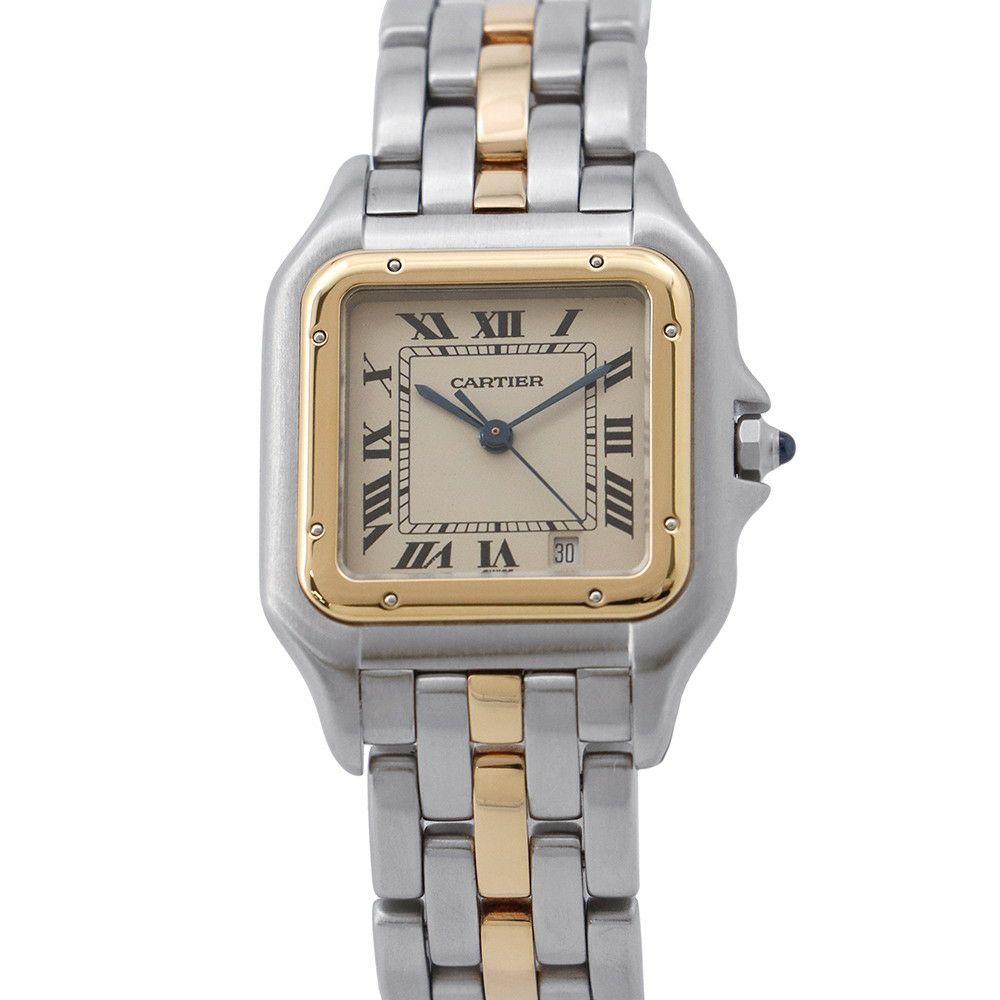 カルティエ パンテール MM 1ロウ 83083241 Cartier 腕時計 アイボリー文字盤 クォーツ
