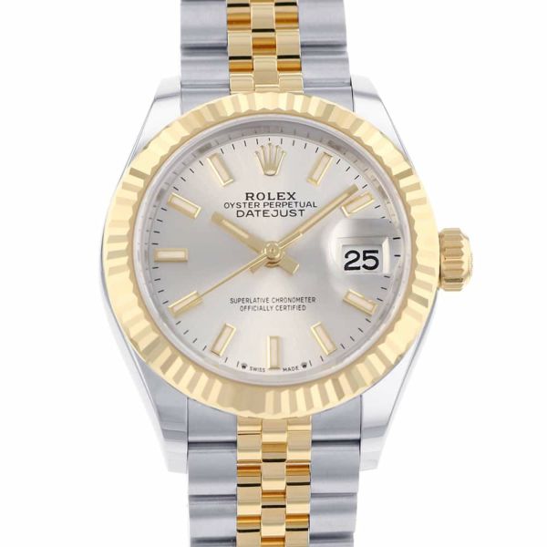 ロレックス レディ デイトジャスト SS/K18YG ランダムシリアル ルーレット 279173 ROLEX 腕時計 シルバー文字盤