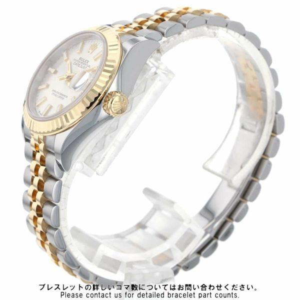 ロレックス レディ デイトジャスト SS/K18YG ランダムシリアル ルーレット 279173 ROLEX 腕時計 シルバー文字盤