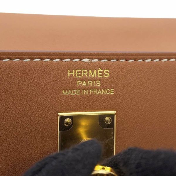 エルメス ショルダーバッグ ケリー ムーブ ゴールド/ゴールド金具 スイフト B刻印 HERMES バッグ