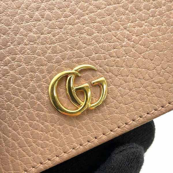 グッチ 二つ折り財布 プチ GGマーモント コンパクトウォレット 456126 GUCCI 財布 安心保証 |  中古・新品ブランド販売ギャラリーレア公式通販