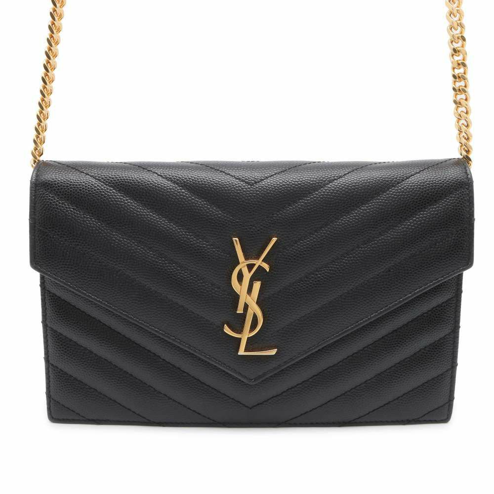 サンローランパリ チェーンウォレット モノグラム YSL 393953 SAINT 