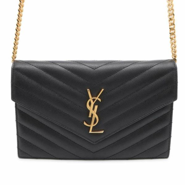 サンローランパリ チェーンウォレット モノグラム YSL 393953 SAINT LAURENT PARIS 財布 クラッチ