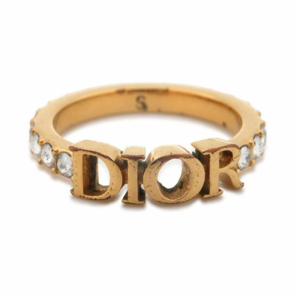 Christian Dior クリスチャンディオール リング ラインストーン　S クリスチャン・ディオール リング ディオレヴォリューション