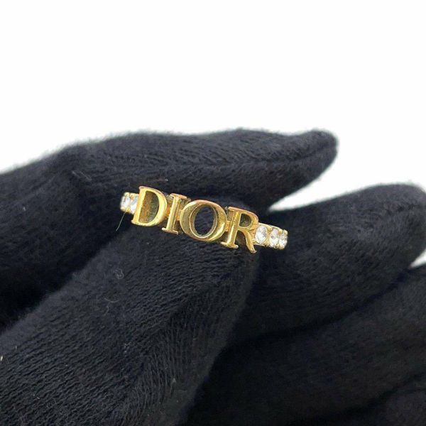 Christian Dior クリスチャンディオール リング ラインストーン　S Christian Dior クリスチャンディオール リング ラインストーン S