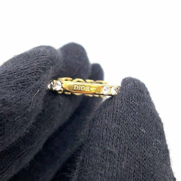 Christian Dior クリスチャンディオール リング ラインストーン　S Christian Dior クリスチャンディオール リング ラインストーン S
