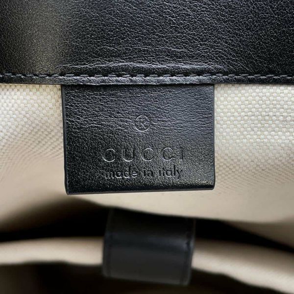 グッチ リュック GGエンボス バックパック 625770 GUCCI バッグ リュックサック ブラック 黒