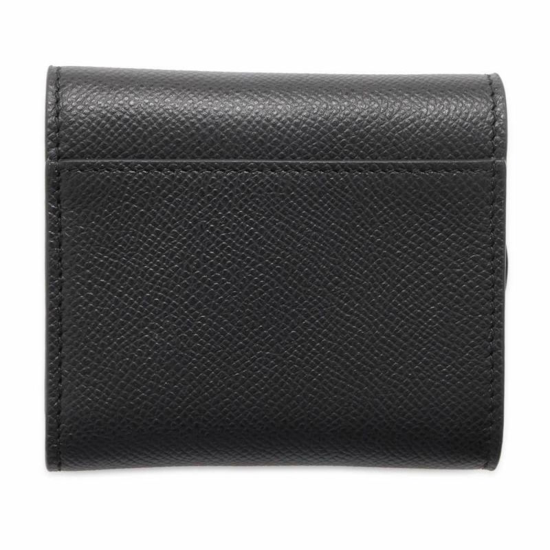 クリスチャン・ディオール 三つ折り財布 サドル ロータスウォレット S5652CBAA Christian Dior 黒