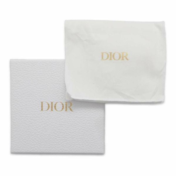 クリスチャン・ディオール 三つ折り財布 サドル ロータスウォレット S5652CBAA Christian Dior 黒