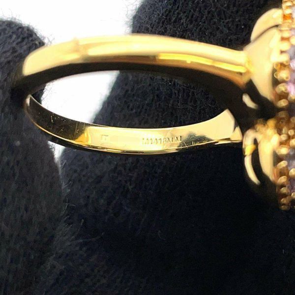 ルイヴィトン リング ラウンド ルイザ モノグラム・フラワー メタル サイズM LOUIS VUITTON アクセサリー