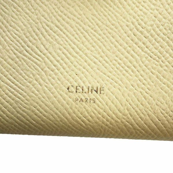 セリーヌ 二つ折り財布 ストラップ ウォレット ペブル ミディアム 10B643 CELINE 財布