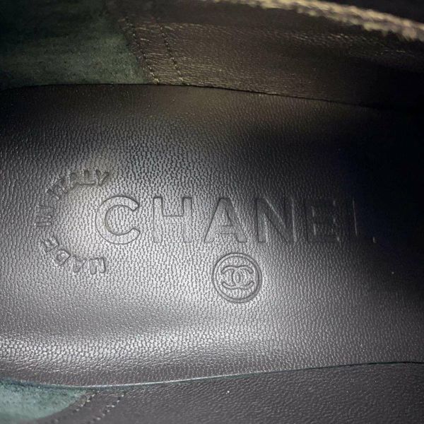 シャネル スニーカー レースアップシューズ パテント レディースサイズ37 CHANEL 靴