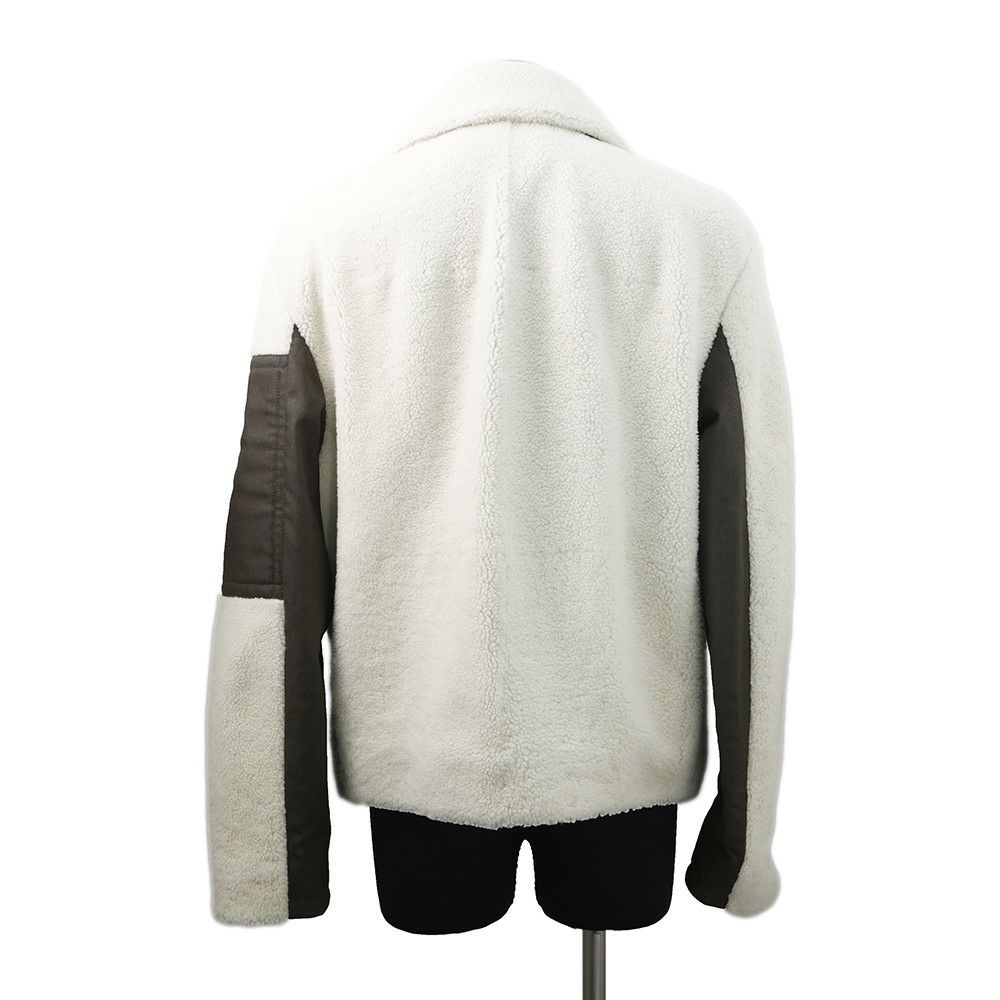 エルメス ジャケット ムートン ボア ジップアップ  メンズサイズ46 HERMES アウター