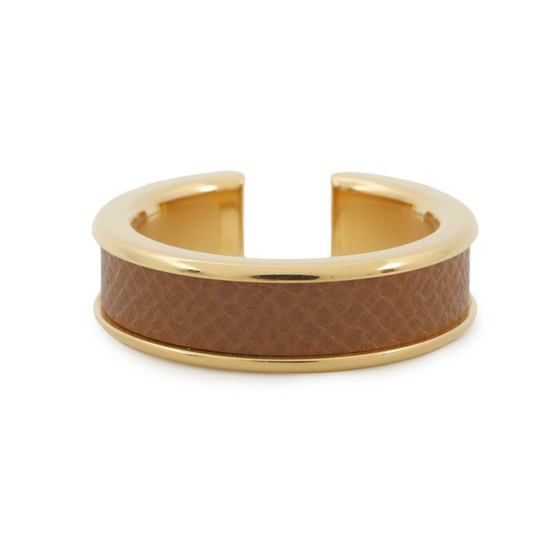 エルメス リング アテナ ドゥブル クルー ゴールド/ゴールド金具 ヴォーマダム サイズ57 HERMES 指輪