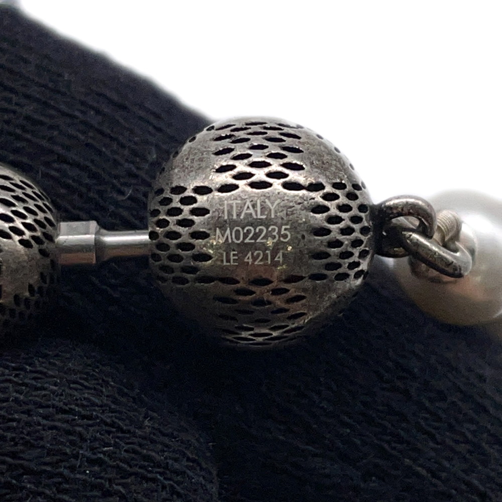 ルイヴィトン ネックレス モノグラム スリム パール フェイクパール M02235 LOUIS VUITTON メンズ アクセサリー