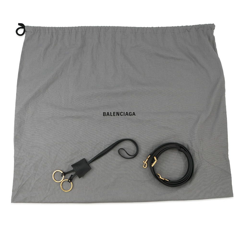 バレンシアガ トートバッグ Bel Air Carry All ベルエア キャリーオール スムースカーフレザー BALENCIAGA 2way 黒