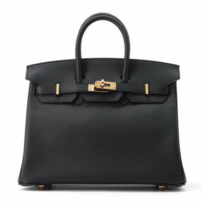 エルメス バーキン25 ブラック/ピンクゴールド金具 スイフト U刻印 HERMES Birkin ハンドバッグ 黒 安心保証 |  中古・新品ブランド販売ギャラリーレア公式通販