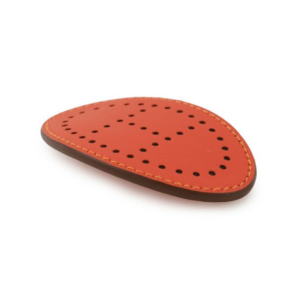 エルメス バレッタ エブリンPM オランジュ・フィールド/シルバー金具 スイフト HERMES ヘアアクセサリー