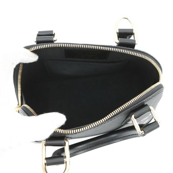 ルイヴィトン ハンドバッグ エピ LV × TM アルマ BB M13670 ヴィトン バッグ 村上隆コラボ 黒 ブラック 2wayショルダー