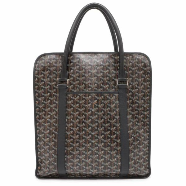 ゴヤール トートバッグ ブルゴーニュ PVC GOYARD バッグ 黒