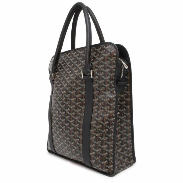 ゴヤール トートバッグ ブルゴーニュ PVC GOYARD バッグ 黒