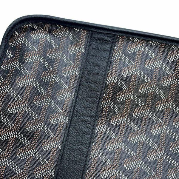 ゴヤール トートバッグ ブルゴーニュ PVC GOYARD バッグ 黒