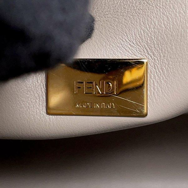 フェンディ ハンドバッグ ピーカブー アイコニックエッセンシャリー 8BN302 FENDI 2wayショルダーバッグ 黒