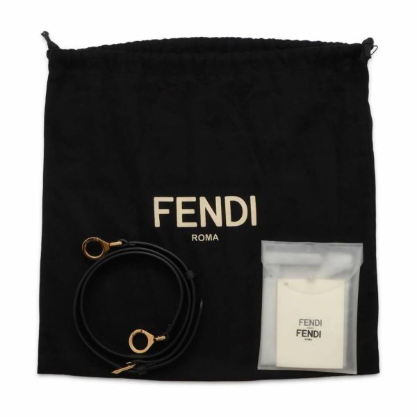 フェンディ ハンドバッグ ピーカブー アイコニックエッセンシャリー 8BN302 FENDI 2wayショルダーバッグ 黒