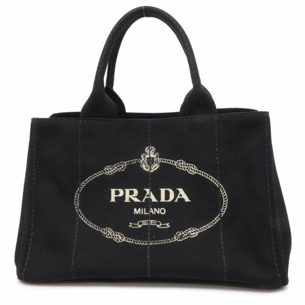 プラダ トートバッグ カナパ CANAPA キャンバス BN1877 PRADA バッグ 黒