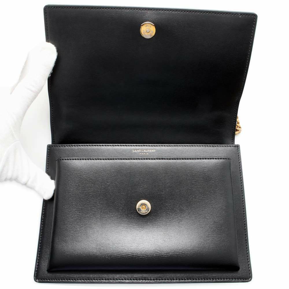 サンローランパリ チェーンショルダーバッグ サンセット 442906 SAINT LAURENT PARIS 2wayショルダー YSL 黒